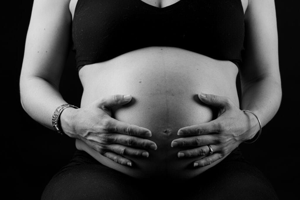 Photographies de grossesse en studio