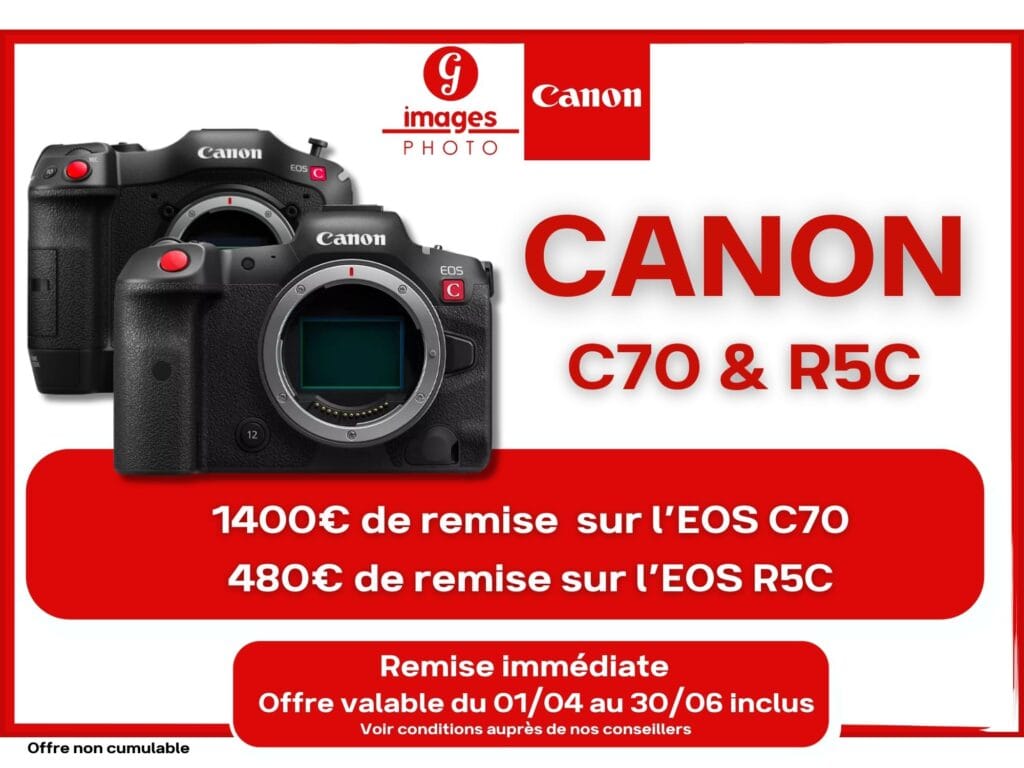 Remises CANON du 1er Avril au 1er Juin sur les C70 et R5C chez Germain photo