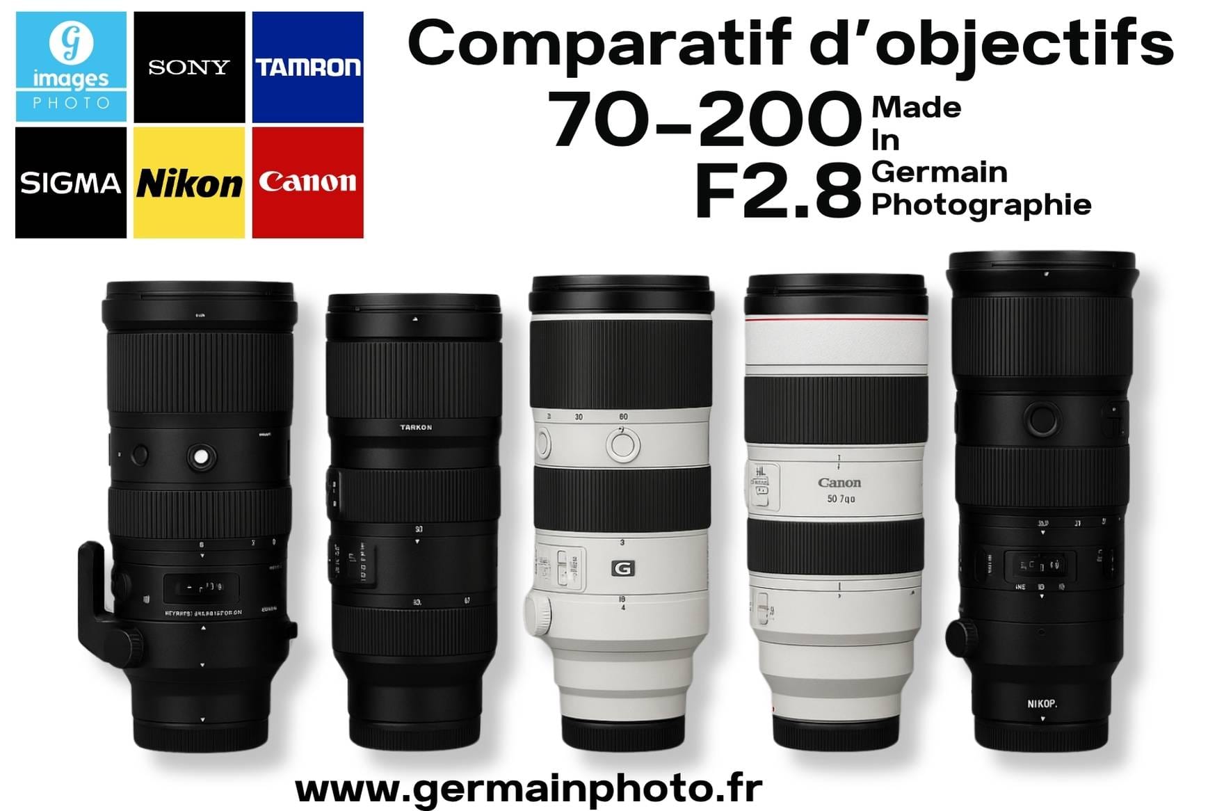 Comparatif-70-200F2.8 par l'équipe germain Photographie