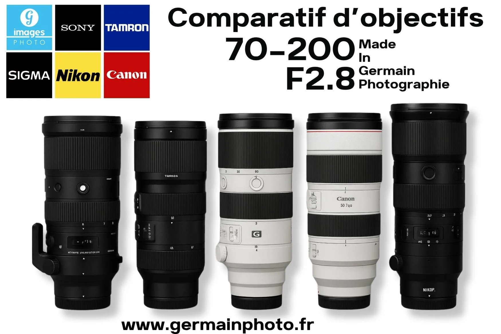 Comparatif-70-200F2.8 par l'équipe germain Photographie